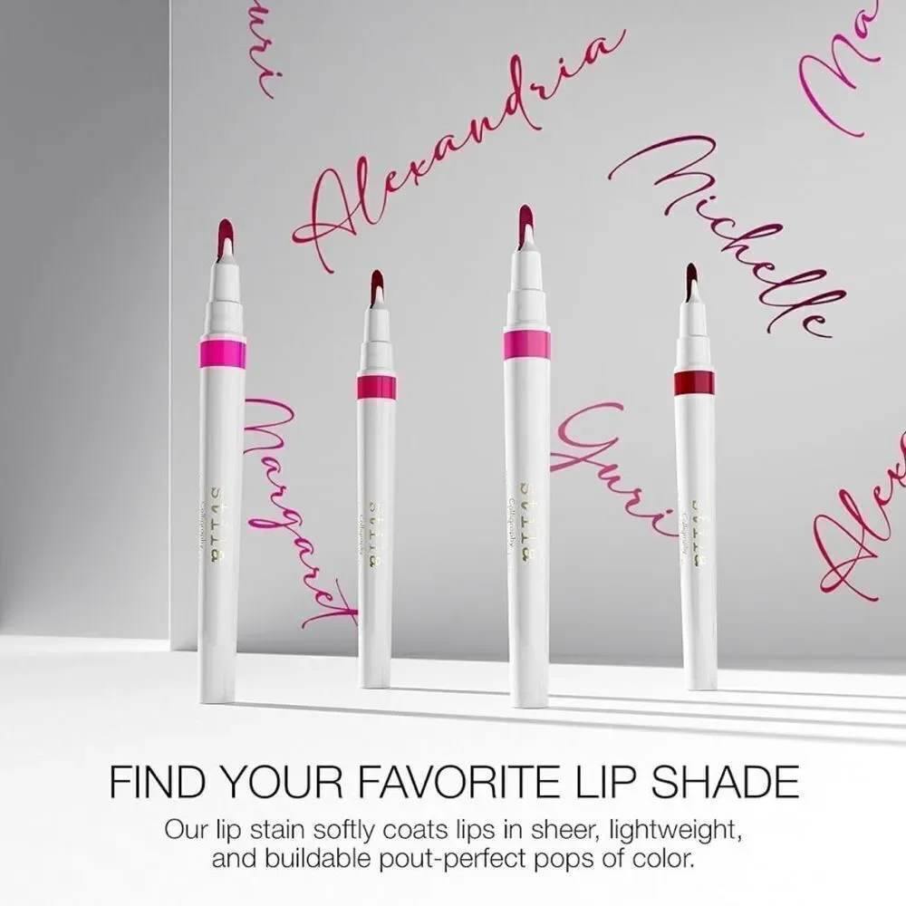 Stila Calligraphy Lip Stain In Margaret Full Size NIB